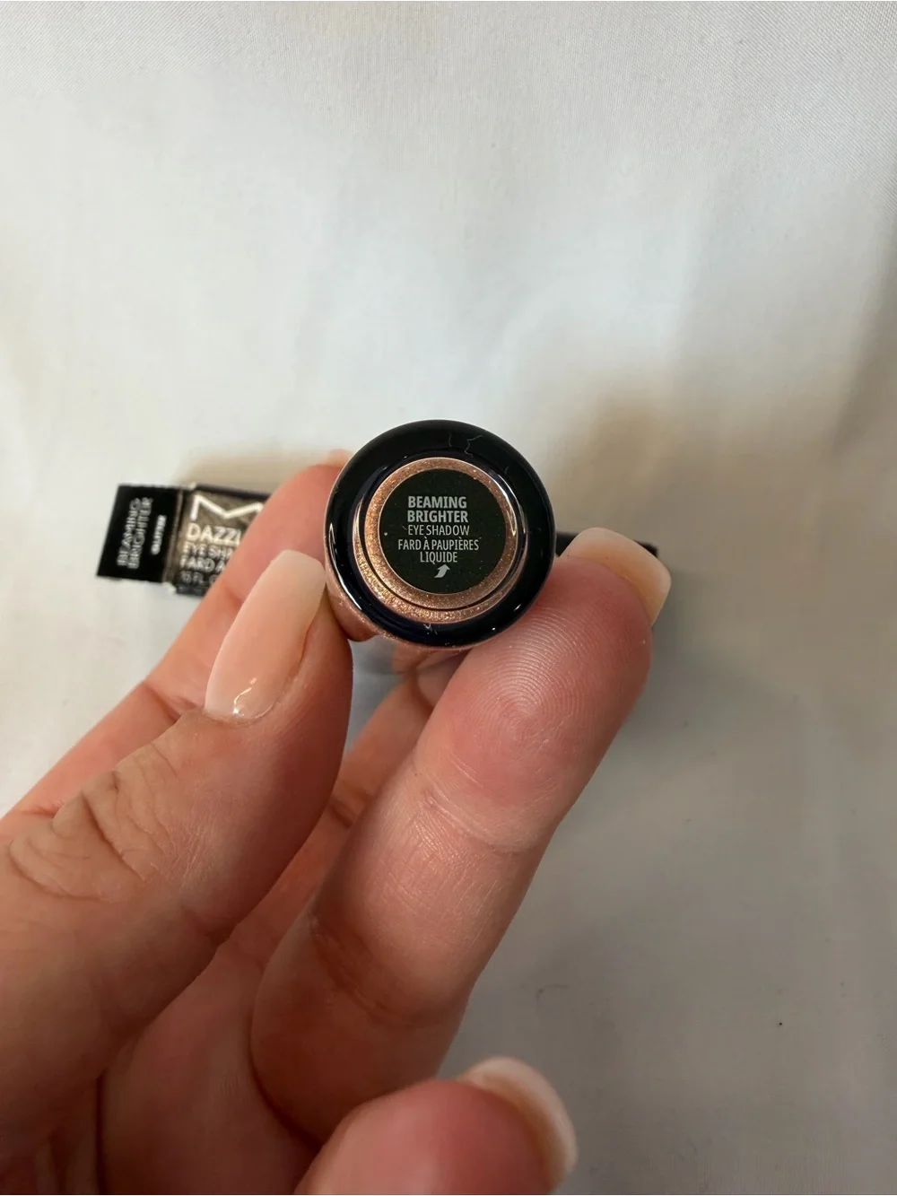 MAC “Beaming Brighter” Dazzleshadow Liquid Eyeshadow - Champagne Bronze